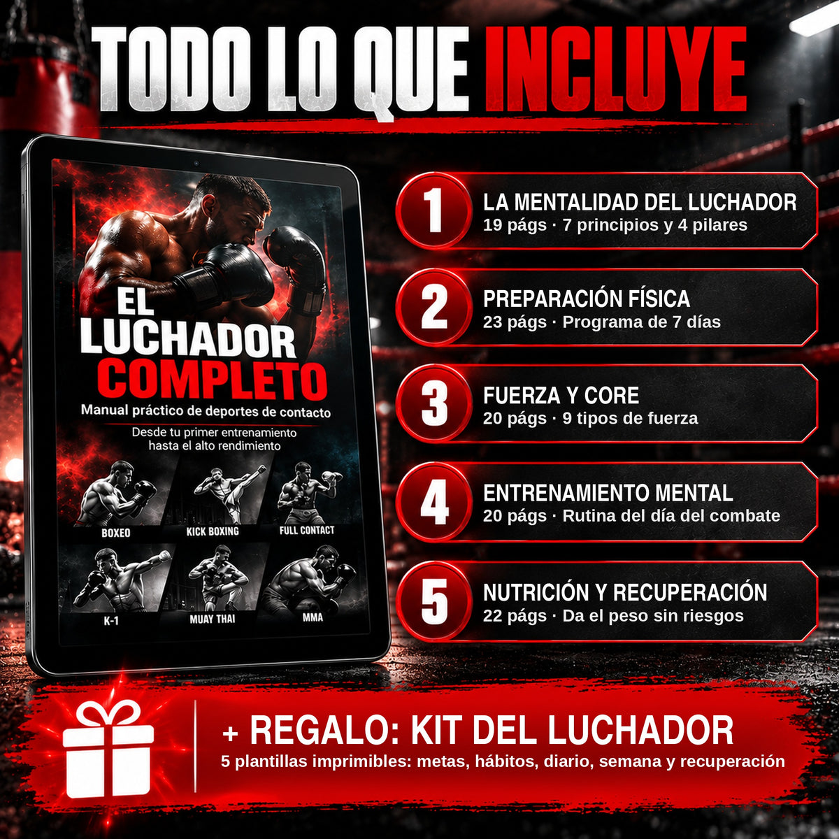 El Luchador Completo | Manual de Deportes de Contacto